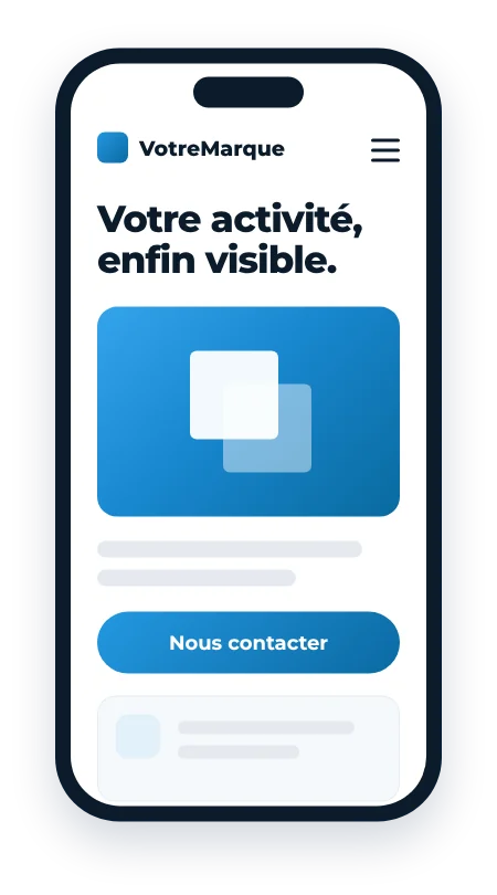 Maquette d’une application sur smartphone